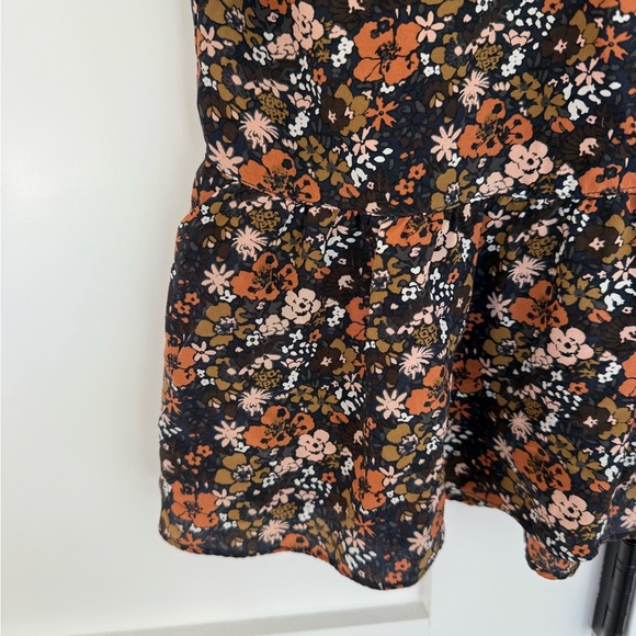 Madewell Studio Ruffle Blouse in Floral - Picture 3 of 8